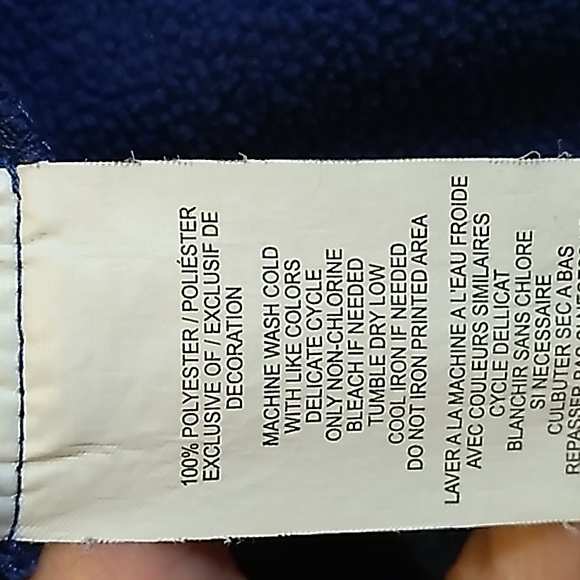 Callaway Men's XL 3/4 zip up jacket in blue with side pockets - Picture 6 of 6